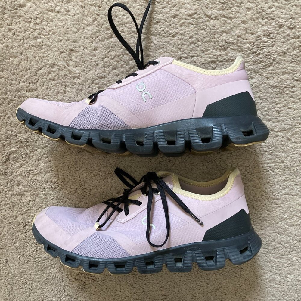 On Running Cloud X 3 AD mauve women's sneakers size 10 - Picture 3 of 8
